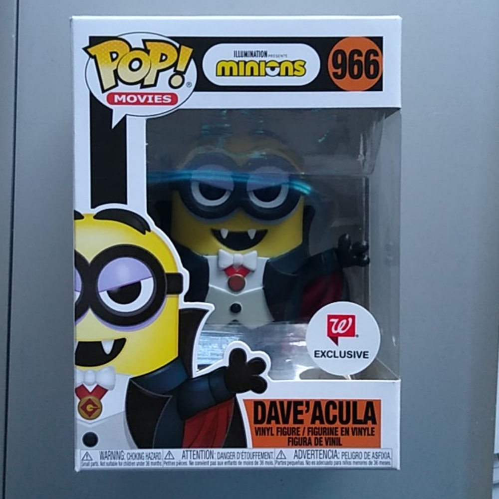Funko Pop Illumination Minions Dave' Acula #966